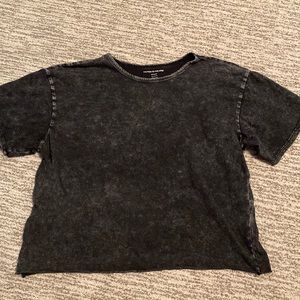 Caution to the wind Crop tee